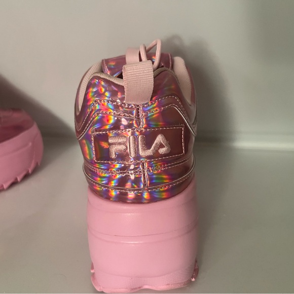 Womens Fila Disruptor Festival Platform Wedge Athletic Shoe - Pirouette Size 10 - Picture 5 of 15